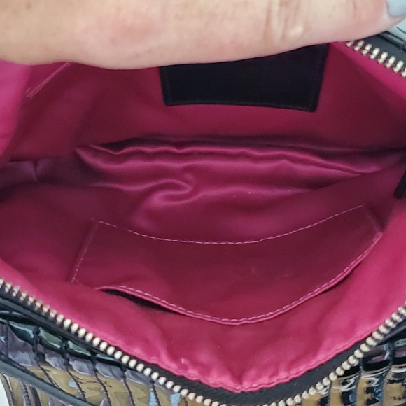 Coach handbag poppy black pattent liquid gloss - Picture 4 of 12